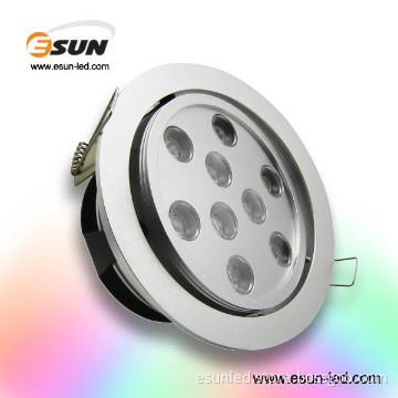 High lumen 9W CE RoHS certificated led downlight